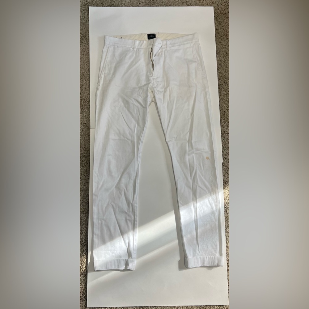 JCrew White Chinos